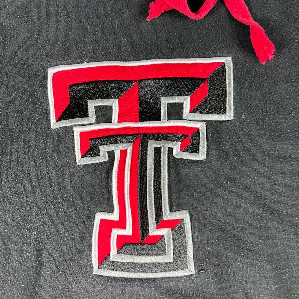 Stadium Texas Tech Red Raiders Sweatshirt Extra Extra Large Black Faded Hoodie - Picture 2 of 14